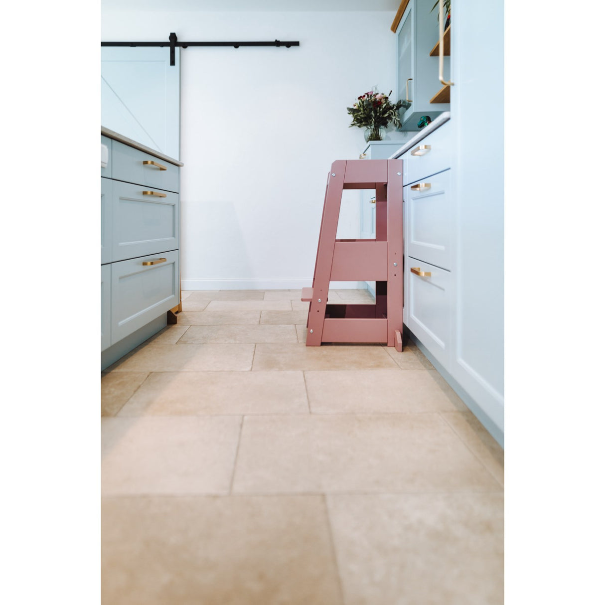 tiSsi® Oriental Rosa Laquer Felix Learning Tower Solid Beech