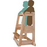 tiSsi® Nature Felix Tvillinge Learning Tower Massiv Beech