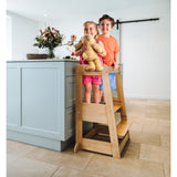 tiSsi® Nature Felix Tvillinge Learning Tower Massiv Beech