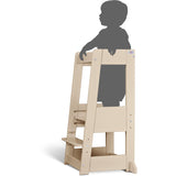tiSsi® Cashmere Lak Felix Learning Tower Massiv Beech