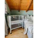 tiSsi® White Laquer Maxi Barneseng Massiv Beech