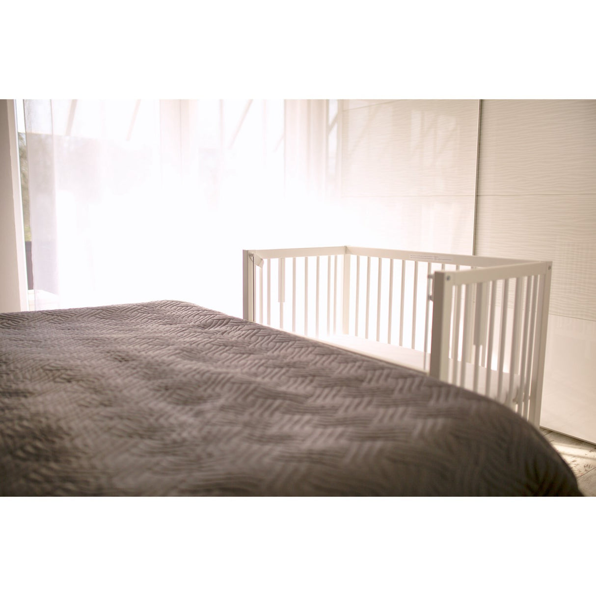 tiSsi® White Laquer Sophie Barneseng Massiv Beech