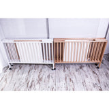 tiSsi® White Laquer Jori Sammenklappelig Bed Massiv Beech