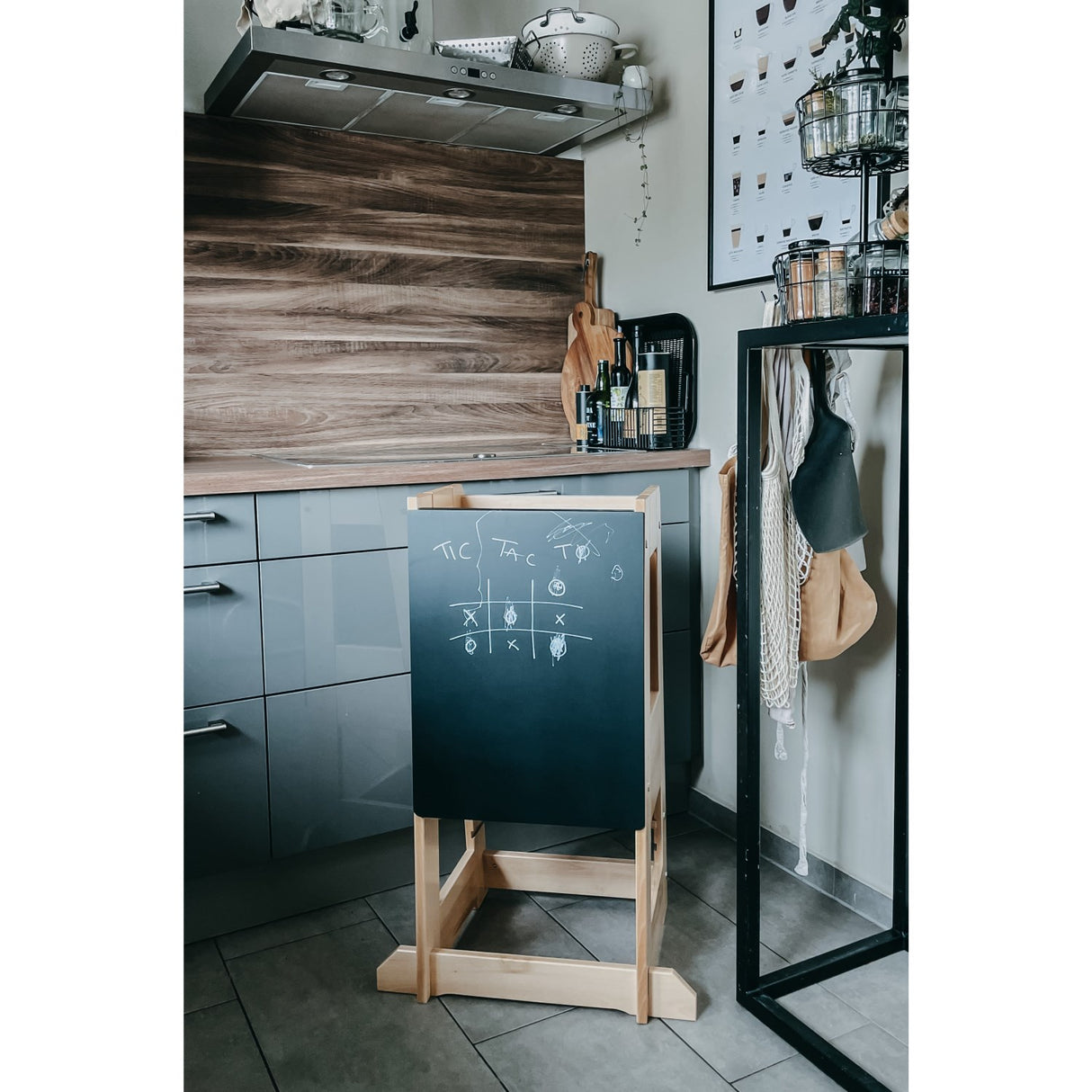 tiSsi® Black Felix Sort Tavle Til Learning Tower Felix