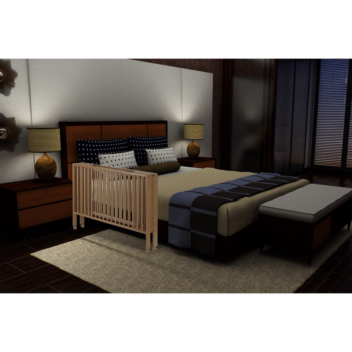 tiSsi® Nature Jori Sammenklappelig Bed Massiv Beech