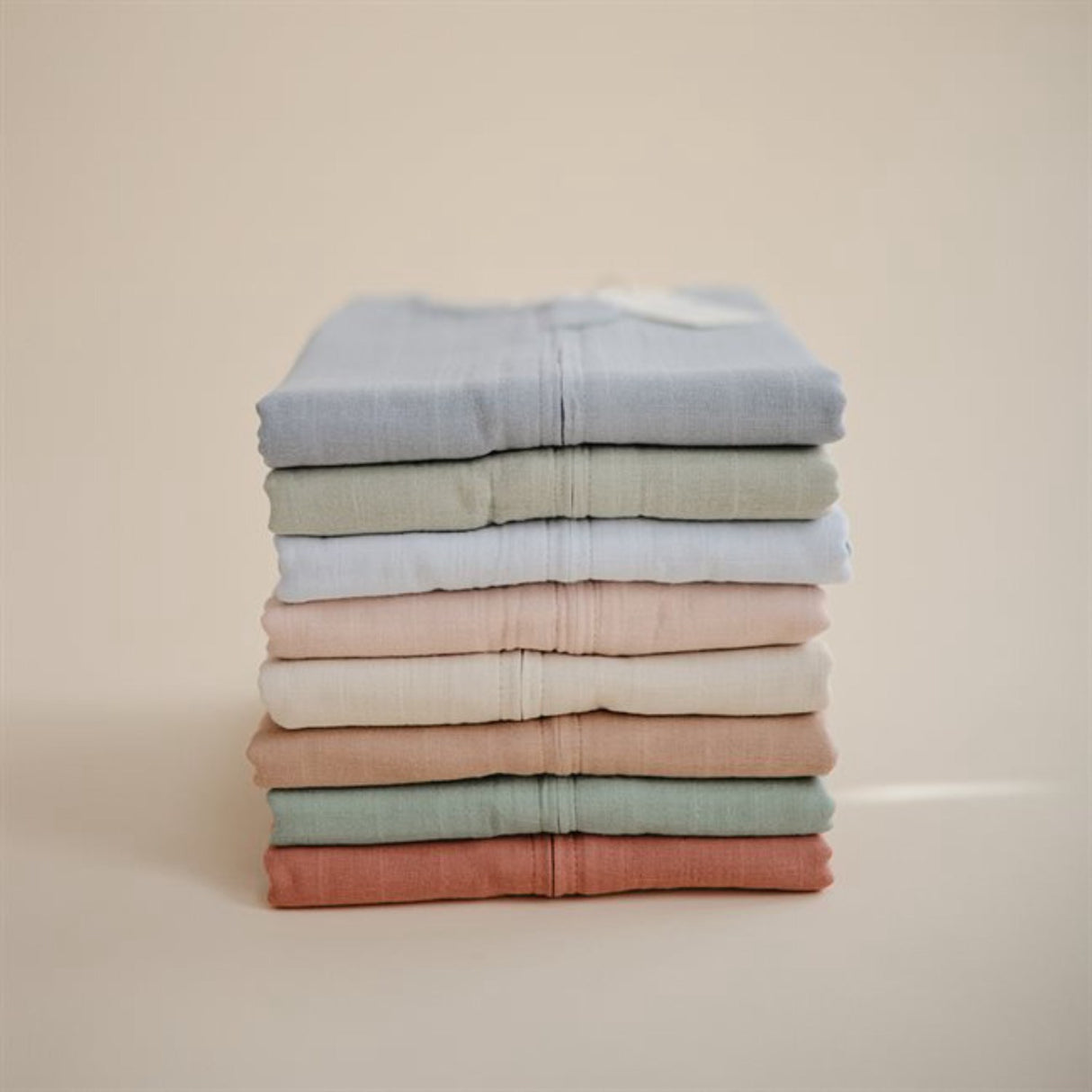 Mushie Roman Green Muslin Sleep Bag