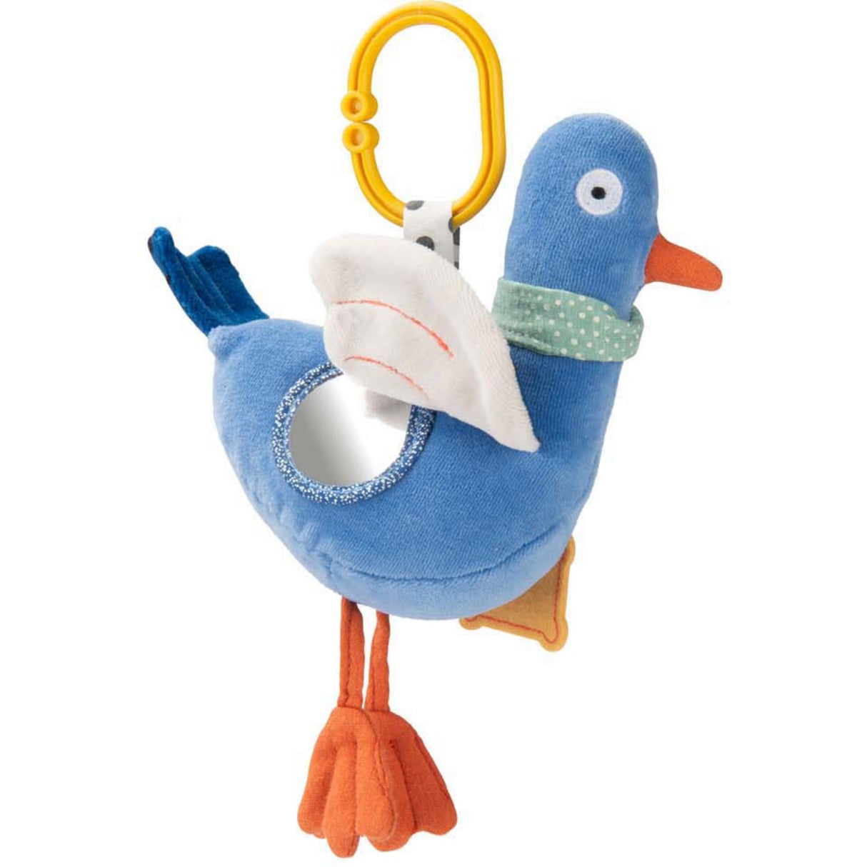 Moulin Roty Activity Stuffed Animal with Hanger Michel Puce & Pilou