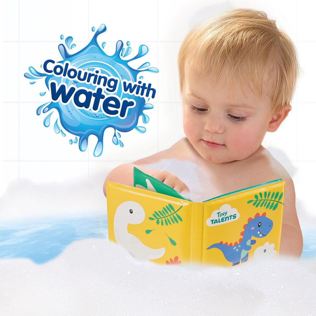 SES Creative Bathing Game Coloring with Water Dino Bath Book