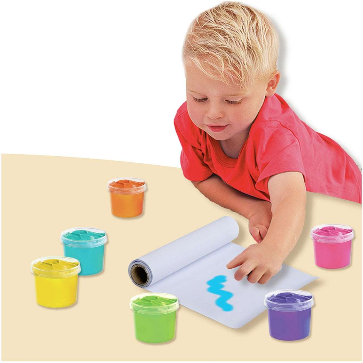 SES Creative Finger Paint Mega Set 6X110Ml