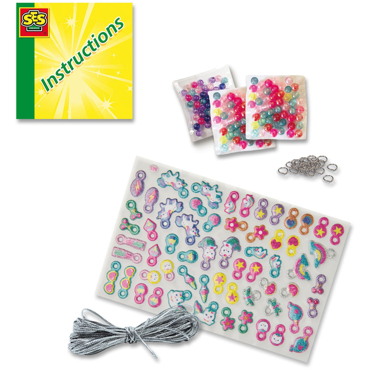 SES Creative Make Your Own Bracelet Puffy Stickers