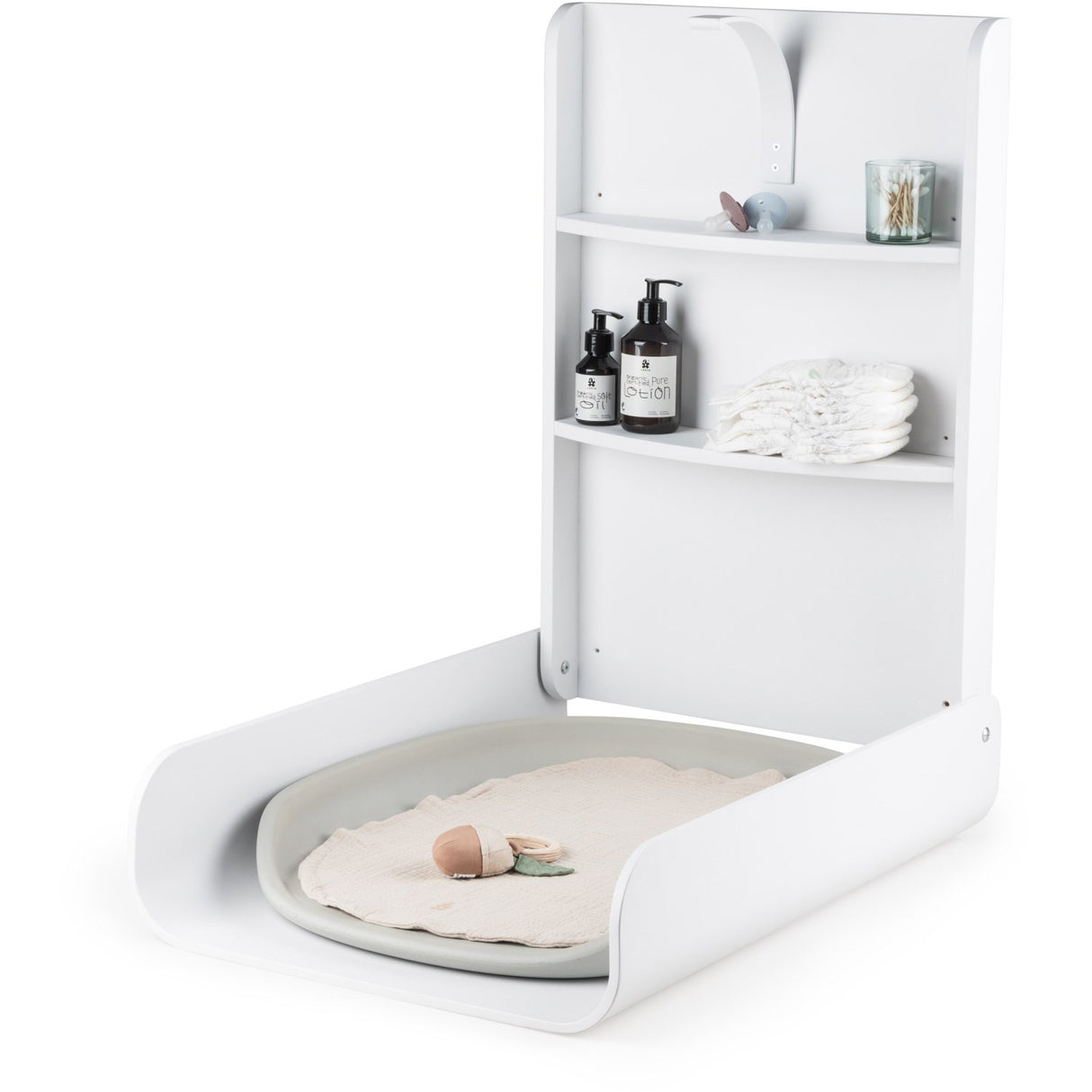 Sebra White Sebra Wall Mounted Changing Table
