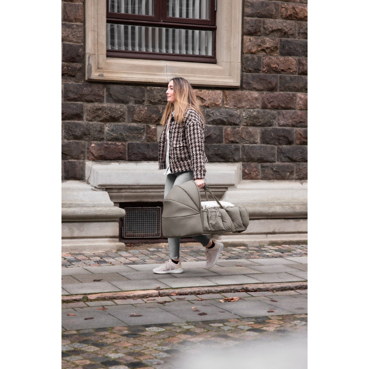 Sebra Dark Olive Hood For 3-In-1 Baby Nest