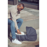 Sebra Blue Olive Hood For 3-In-1 Baby Nest