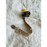 Lalaby Pacifier Clip Red Dot