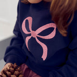 Müsli Night Blue Bow Sweatshirt
