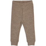 Müsli Walnut Melange Woolly Rib Cuff Pants