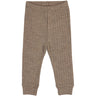 Müsli Walnut Melange Woolly Rib Cuff Pants
