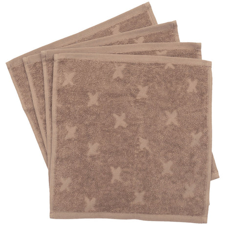 Müsli Walnut Washcloth 4-Pack