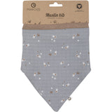 Müsli Jasmin Blue/ Balsam Cream/ Walnut Stars Muslin Bib 2-Pack