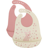 CeLaVi Brandied Apricot Silicon Bib (2-Pack)