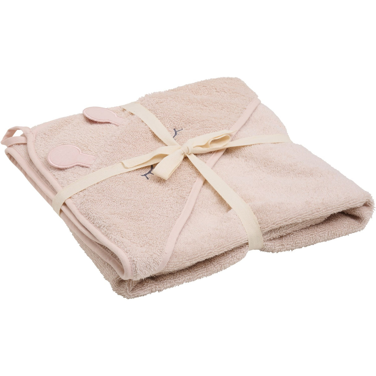 Pippi Rose Dust Hooded Baby Towel