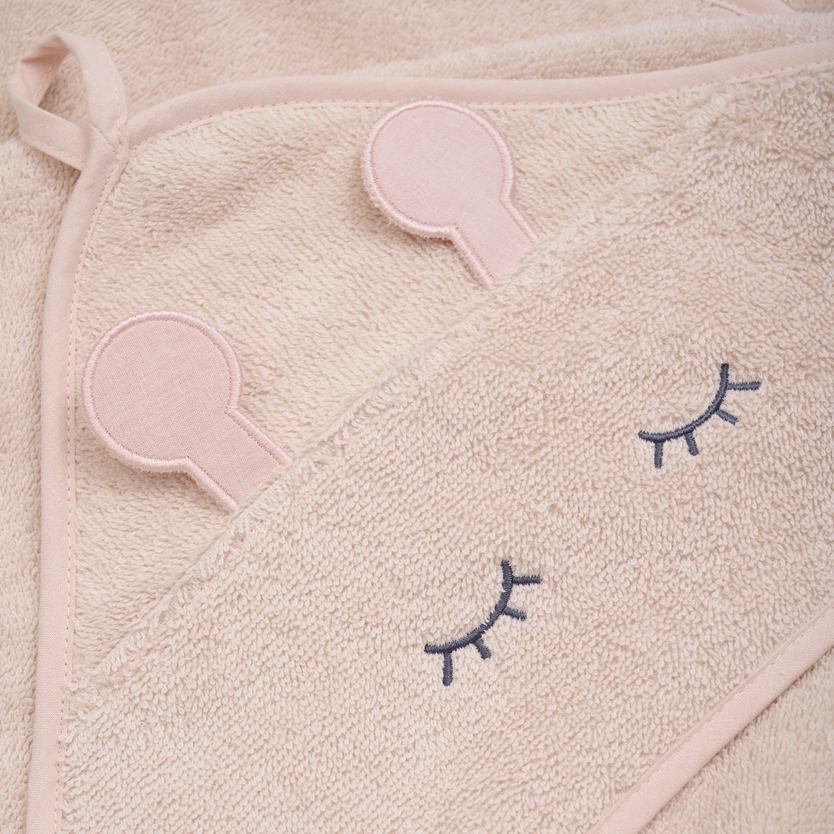 Pippi Rose Dust Hooded Baby Towel