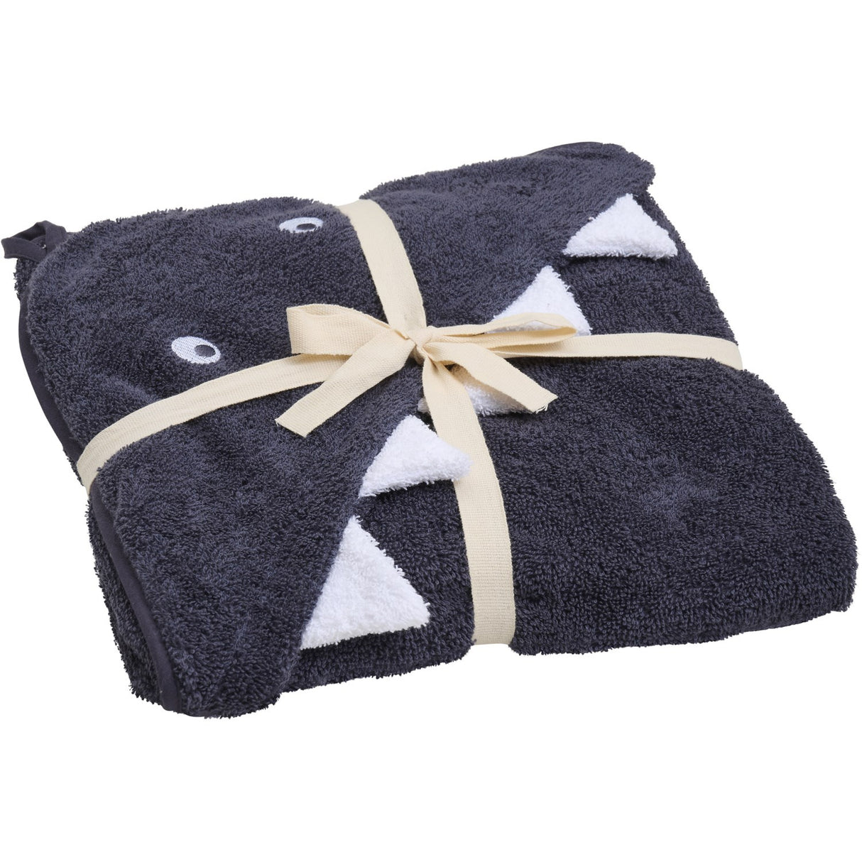 Pippi Odyssey Gray Hooded Baby Towel