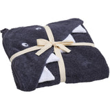 Pippi Odyssey Gray Hooded Baby Towel