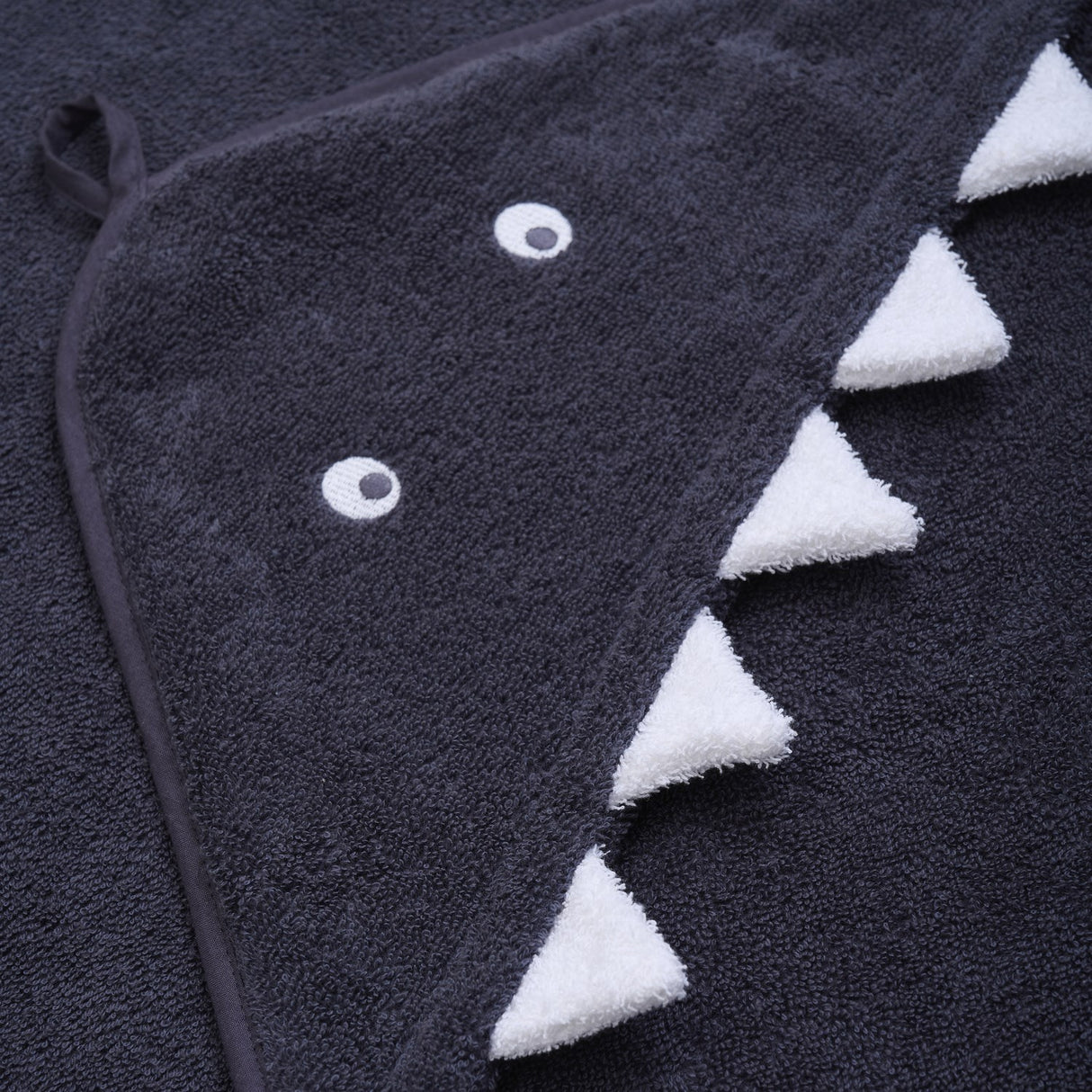 Pippi Odyssey Gray Hooded Baby Towel