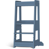 tiSsi® Dove Blue Laquer Felix Learning Tower Solid Beech