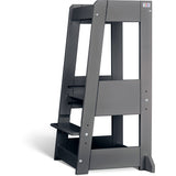 tiSsi® Grey Laquer Felix Learning Tower Massiv Beech