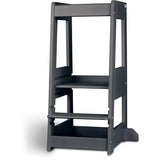 tiSsi® Grey Laquer Felix Learning Tower Massiv Beech