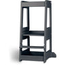 tiSsi® Grey Laquer Felix Learning Tower Massiv Beech