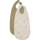 CeLaVi Khaki Long Pu Bib 2-Pack