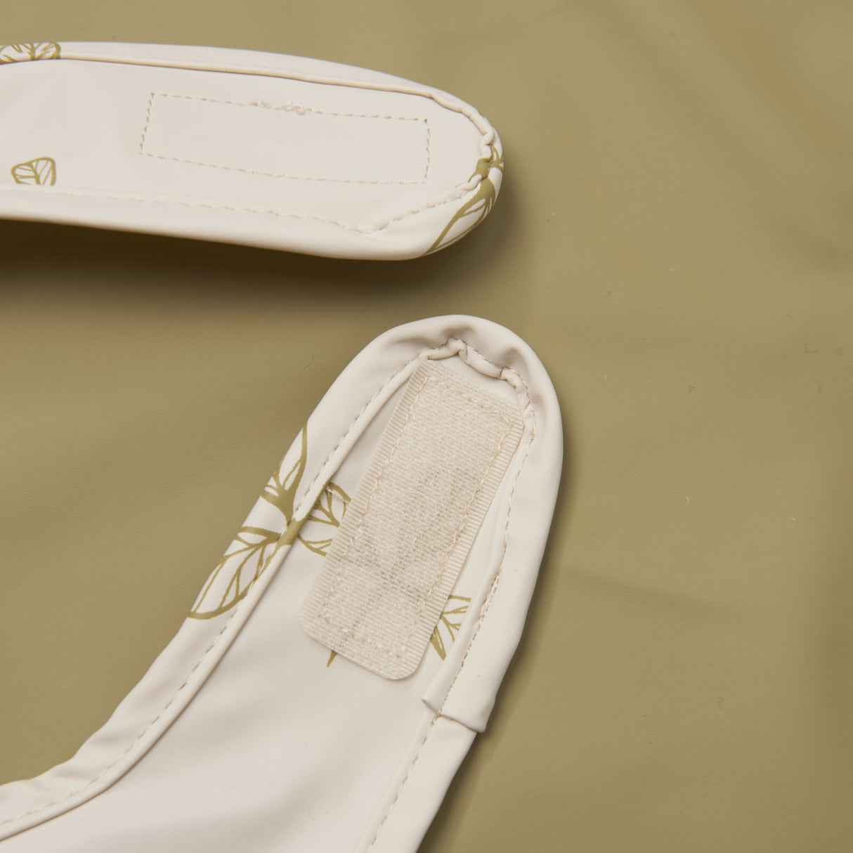 CeLaVi Khaki Long Pu Bib 2-Pack