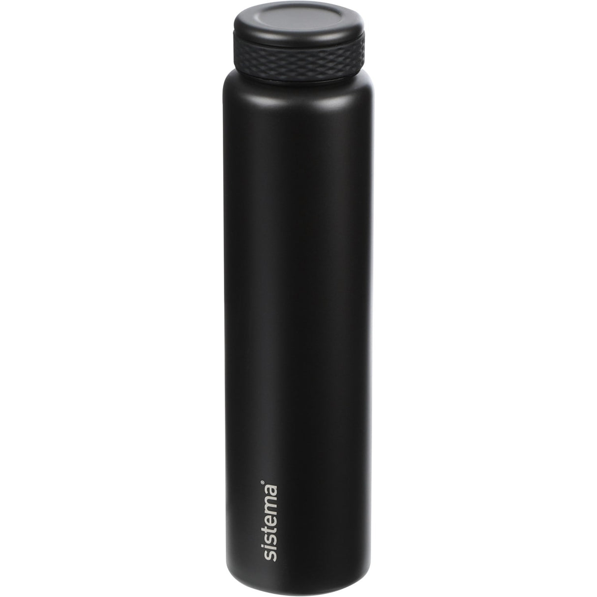 Sistema Black Stainless Steel Water Bottle 280 Ml