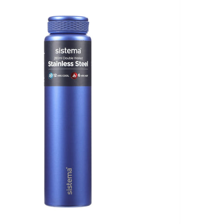 Sistema Future Dusk Stainless Steel Thermal Bottle 280 Ml
