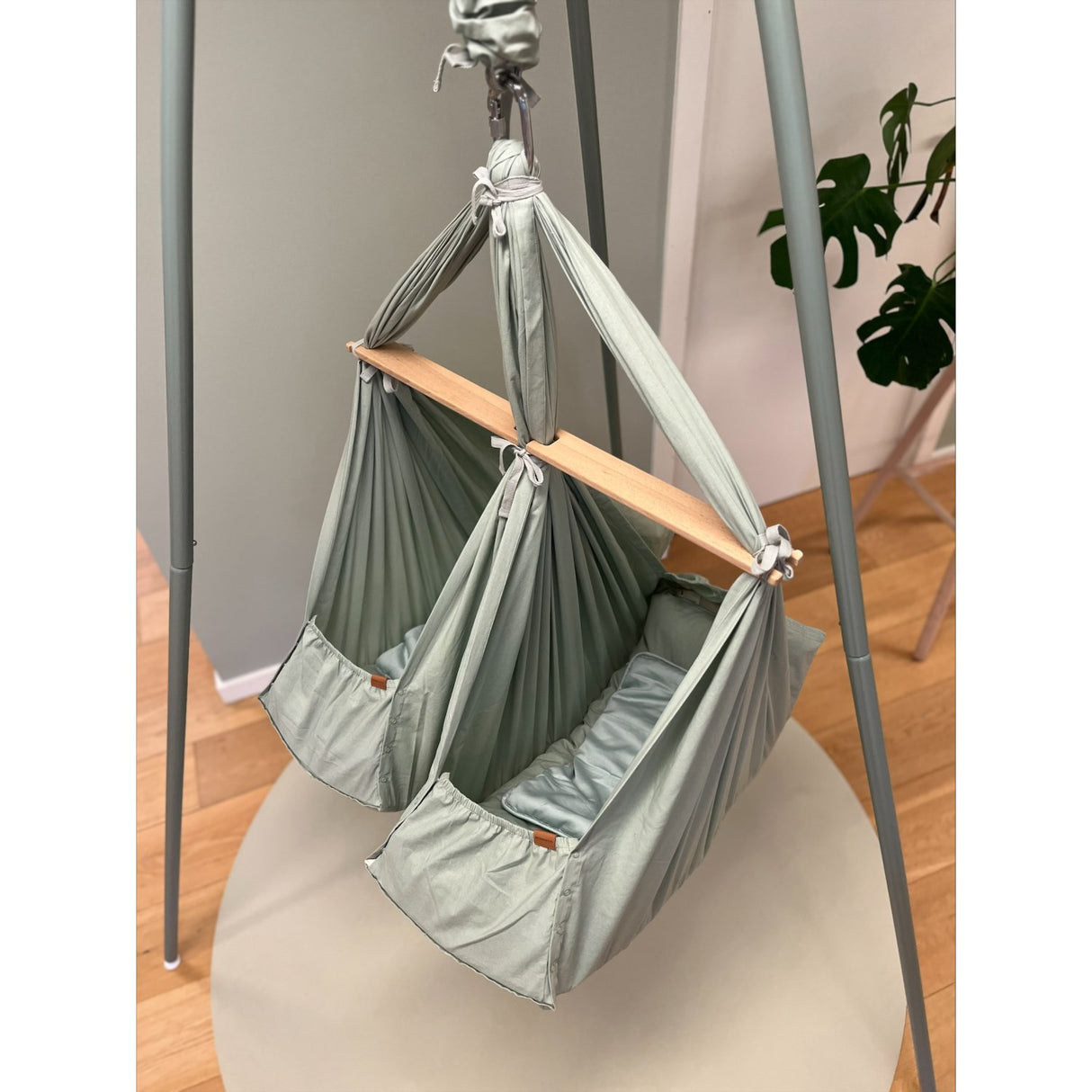MEMBANTU Sage Green Organic Twin Hammock Basic