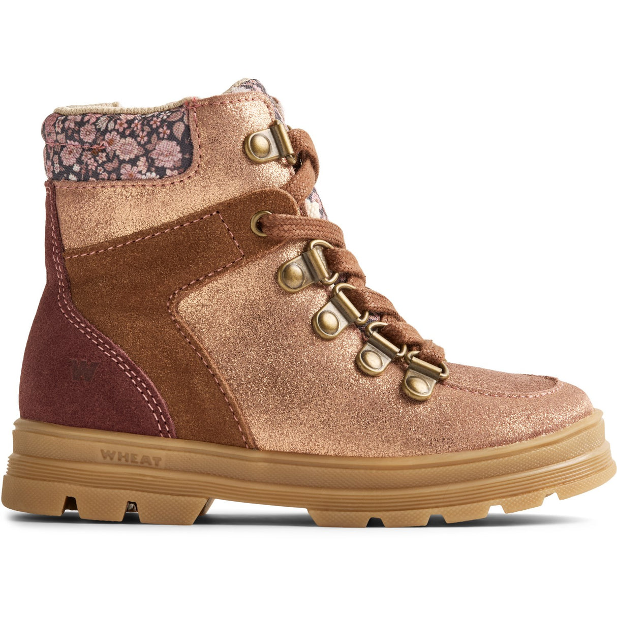 Wheat Rose Shine Bootie Toni Sport Tex