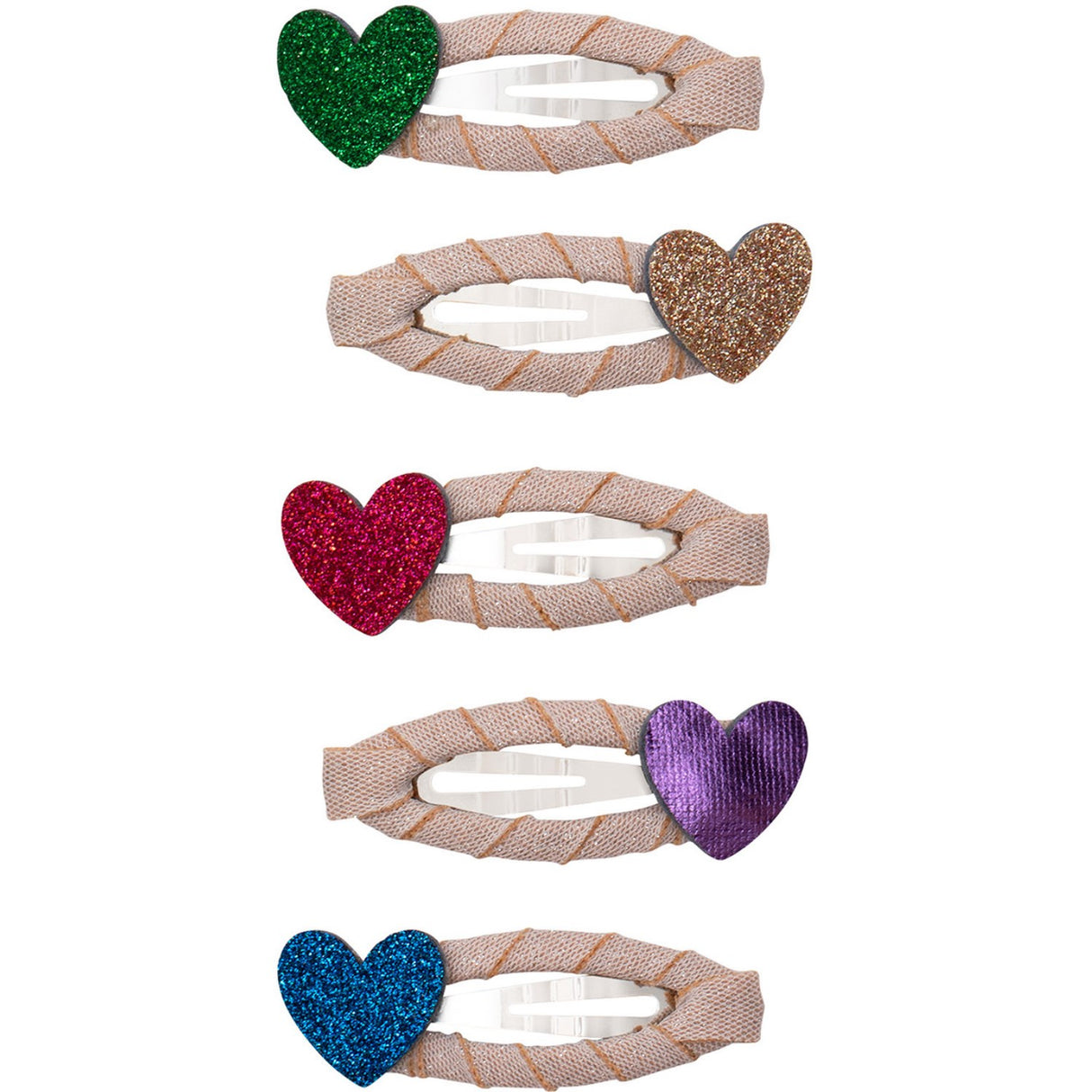 Mimi & Lula 5 Hårspænder - Mini Jazzy Heart Dancing Queen