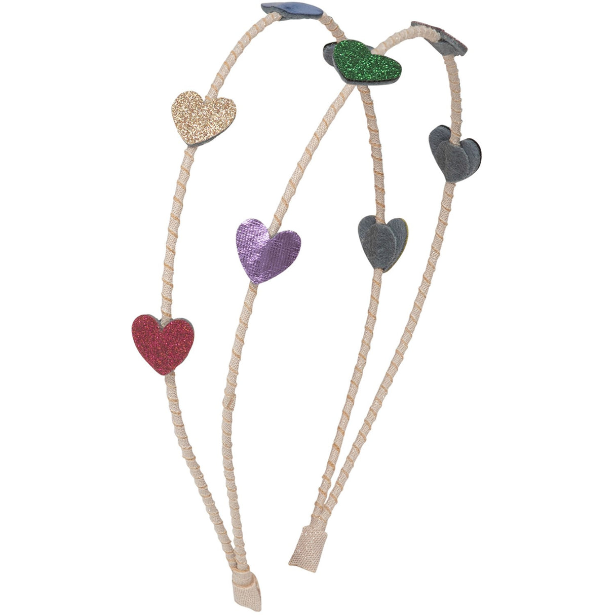 Mimi & Lula Double Hårbøjle - Jazzy Heart Dancing Queen