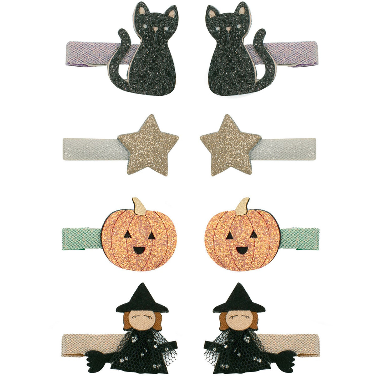 Mimi & Lula 8 Hårclips - Mini Halloween