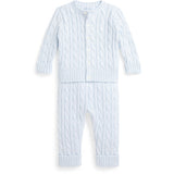 Ralph Lauren Baby Pearl Blue Baby Boy Jumper Set