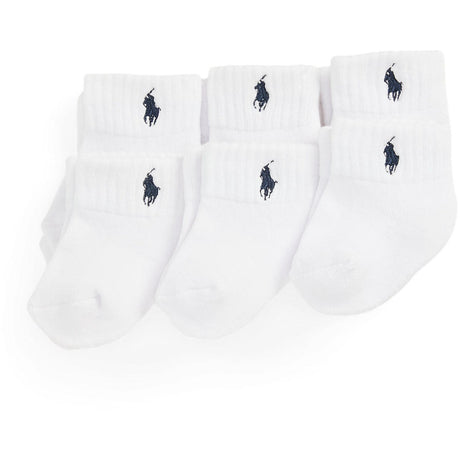 Ralph Lauren Baby Navy/White Baby Boy Ankle Socks
