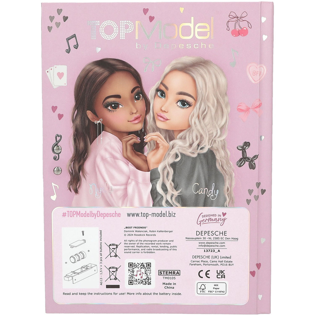 TOPModel My Bff Diary With Code And Sound
