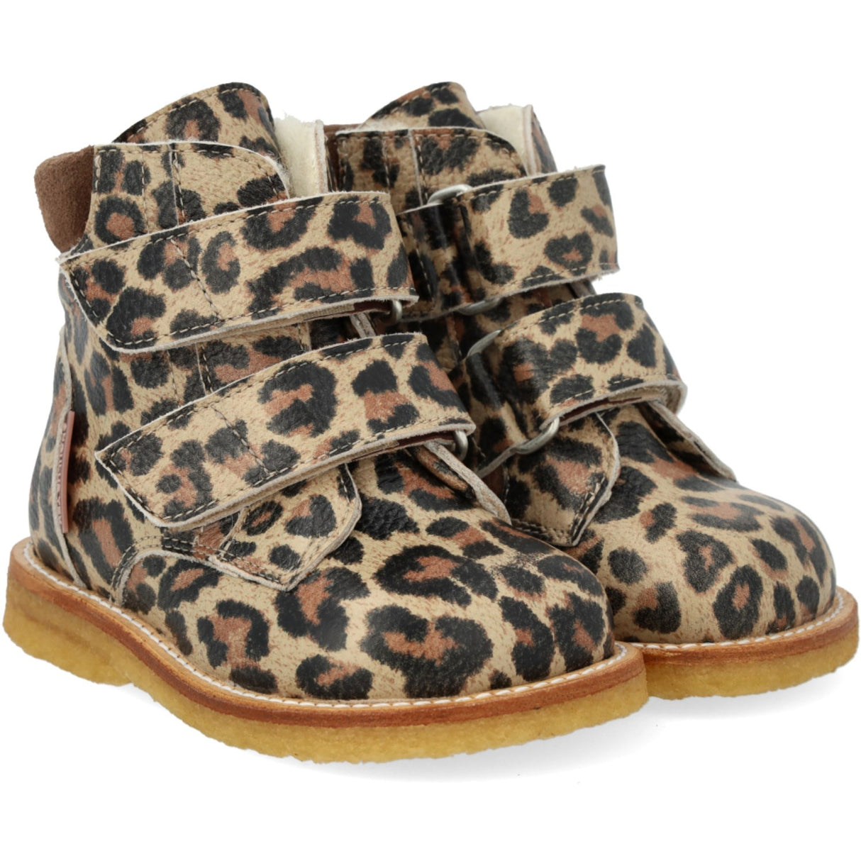 Angulus Beige Leo/Taupe Beginner TEX Boot with Velcro Closure