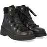 Angulus Black TEX Lace-up Boot with Zipper and Wool Lining