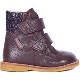 Angulus Dusty Aubergine/Aubergine Glitter TEX & Velcro Boot