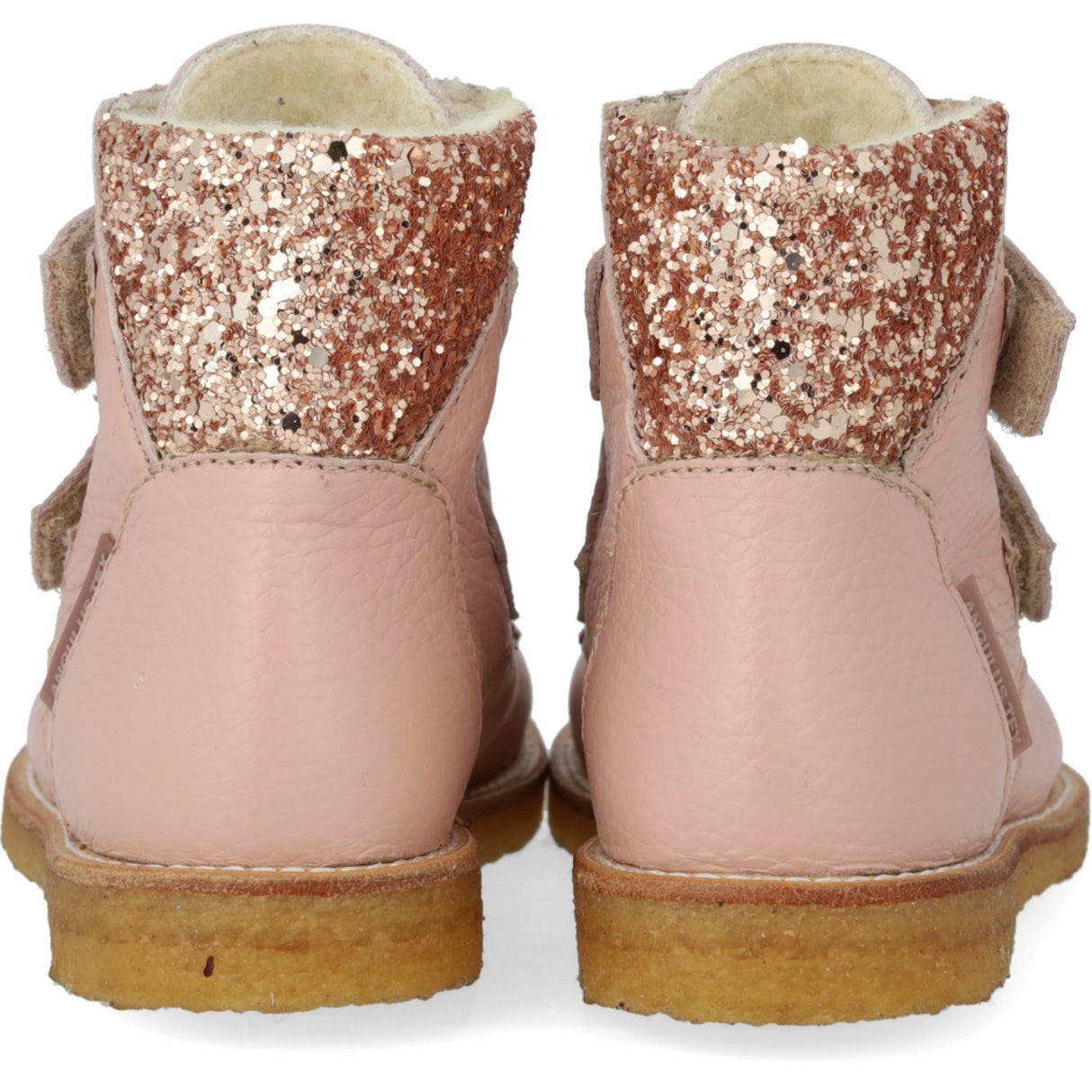 Angulus Rosebud/Maple Glitter TEX Glitter Glitter Boot with Velcro Closure