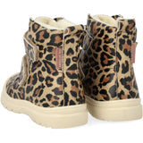 Angulus Beige Leo TEX Boot with Heart Print and Wool Lining